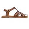 Forever & Always Shoes Andres Leather Sandal In Brown