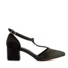 Forever & Always Shoes Women's Anicette - Olive Green Velvet Pumps