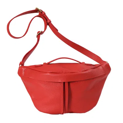 Forever & Always Shoes Women's Bianca - Red Leather Crossbody Bag