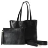 Forever & Always Shoes Women's Carla - Black Leather Shoulder Bag