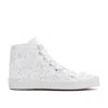 Forever & Always Shoes Women's Claire - White Lace Wedding Trainers With Pearls In White