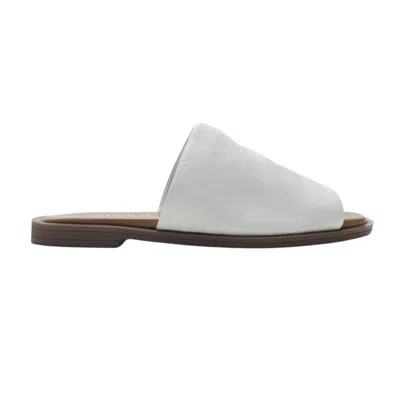 Forever & Always Shoes Women's Clau White Leather Sandal
