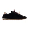 Forever & Always Shoes Crea Leather Sneakers In Black