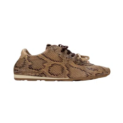 Forever & Always Shoes Women's Crea Light Brown Leather Sneakers