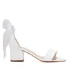 Forever & Always Shoes Women's Hera - White Wedding Sandals With Ribbon In White