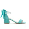 Forever & Always Shoes Women's Illy - Aqua Blue Bridal Shoes With Pearls