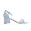 Forever & Always Shoes Women's Iva - Baby Blue Suede Sandals