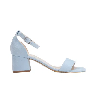 Forever & Always Shoes Women's Iva - Baby Blue Suede Sandals