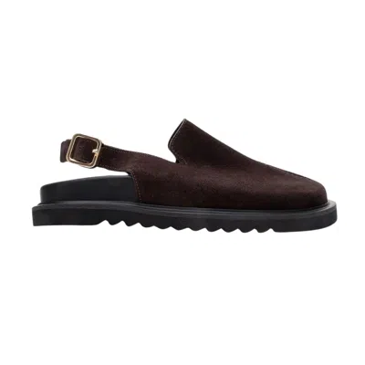 Forever & Always Shoes Women's Laby Brown Suede Leather Clogs