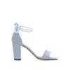 Forever & Always Shoes Women's Melissa - Baby Blue Sandals With Pearls