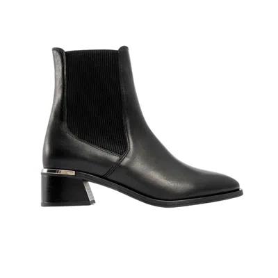 Forever & Always Shoes Women's Neiva Black Leather Chelsea Boot