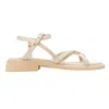 Forever & Always Shoes Women's Neutrals Antas Beige Leather Sandals In Multi