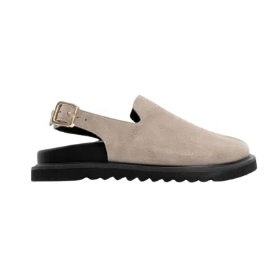 Forever & Always Shoes Women's Neutrals Laby Beige Suede Leather Clogs In Multi