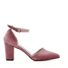 Forever & Always Shoes Women's Pink / Purple Gisele - Rose Velvet High Heels