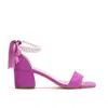 Forever & Always Shoes Women's Pink / Purple Illy - Fuchsia Bridal Shoes With Pearls