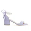 Forever & Always Shoes Women's Pink / Purple Illy - Lilac Bridal Shoes With Pearls