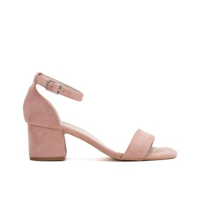 Forever & Always Shoes Women's Pink / Purple Iva - Dusty Pink Suede Sandals