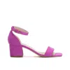 Forever & Always Shoes Women's Pink / Purple Iva - Fuchsia Suede Sandals