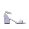 Forever & Always Shoes Women's Pink / Purple Iva - Lilac Suede Sandals