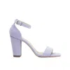 Forever & Always Shoes Women's Pink / Purple Jess - Lilac Suede Sandals