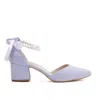 Forever & Always Shoes Women's Pink / Purple Miranda - Lilac Bridal Shoes With Pearls