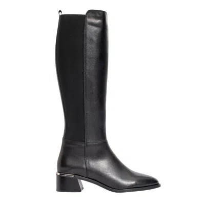 FOREVER & ALWAYS SHOES WOMEN'S ROCHOS BLACK LEATHER BOOT