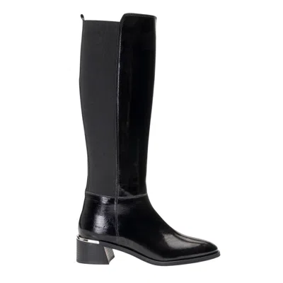 Forever & Always Shoes Women's Rochos Black Patent Leather Boot