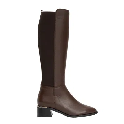 FOREVER & ALWAYS SHOES WOMEN'S ROCHOS BROWN LEATHER BOOT