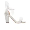 Forever & Always Shoes Krystal Lace Bridal Sandals With Pearls In White