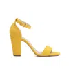 Forever & Always Shoes Women's Yellow / Orange Jess - Mustard Yellow Sandals In Yellow/orange