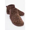 Forever & Always Shoes Zaz Leather Boot In Brown