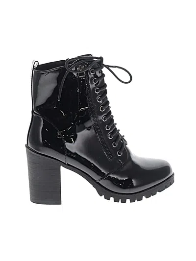 Pre-owned Forever Ankle Boots In Black