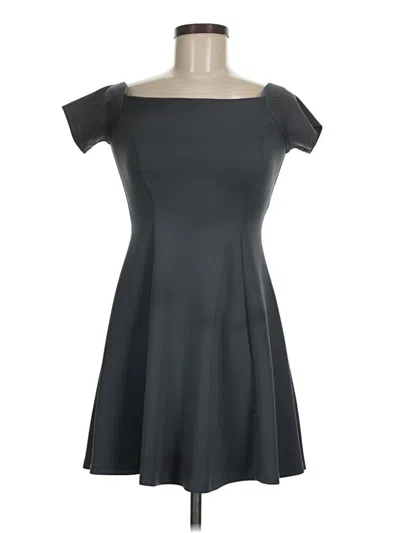 Pre-owned Forever Cocktail Dress In Gray