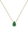 Forever Creations Signature Collection 14k 0.52 Ct. Tw. Diamond & Emerald Necklace