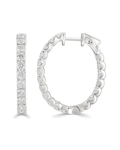 Forever Creations Signature Collection 14k 1.42 Ct. Tw. Diamond Hoops