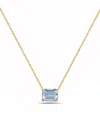 Forever Creations Signature Collection 14k 1.48 Ct. Tw. Diamond & Aquamarine Necklace