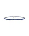 Forever Creations Signature Collection 14k 5.40 Ct. Tw. Diamond & Sapphire Bracelet