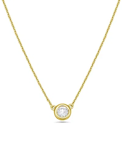 Forever Creations Signature Forever Creations 14k 0.22 Ct. Tw. Diamond Solitaire Necklace