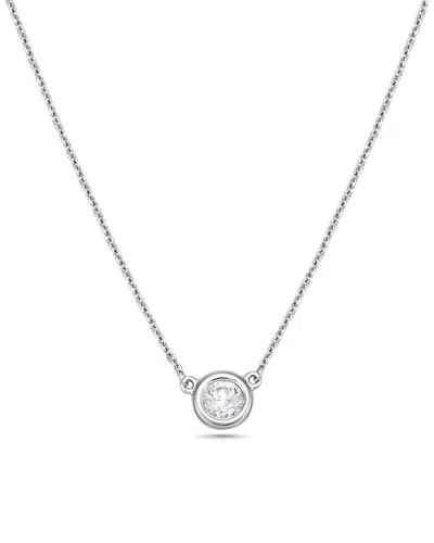 Forever Creations Signature Forever Creations 14k 0.40 Ct. Tw. Diamond Solitaire Necklace
