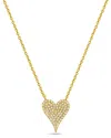 Forever Creations Signature Forever Creations 14k 0.25 Ct. Tw. Diamond Heart Necklace
