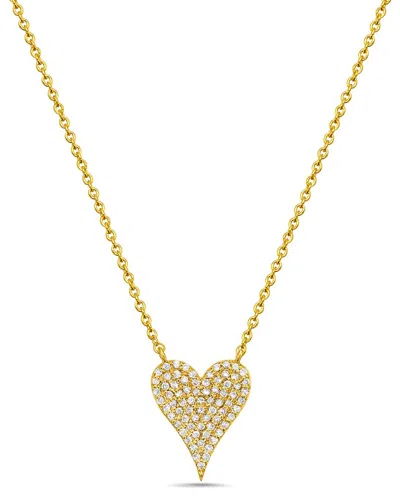 Forever Creations Signature Forever Creations 14k 0.25 Ct. Tw. Diamond Heart Necklace