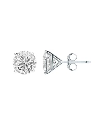 Forever Creations Signature Forever Creations 14k 0.50 Ct. Tw. Lab Grown Diamond Studs In Metallic