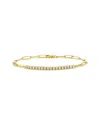 Forever Creations Signature Forever Creations 14k 0.60 Ct. Tw. Diamond Paperclip Bracelet
