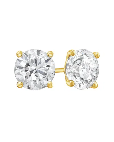 Forever Creations Signature Forever Creations 14k 0.75 Ct. Tw. Lab Grown Diamond Studs In Red