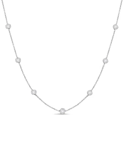 Forever Creations Signature Forever Creations 14k 1.00 Ct. Tw. Diamond By The Yard Necklace
