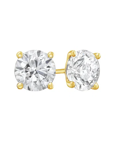 Forever Creations Signature Forever Creations 14k 1.00 Ct. Tw. Lab Grown Diamond Studs In Gold