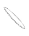 FOREVER CREATIONS SIGNATURE FOREVER CREATIONS 14K 10.00 CT. TW. LAB GROWN DIAMOND FLEXIBLE BANGLE BRACELET