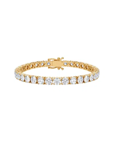 Forever Creations Signature Forever Creations 14k 10.00 Ct. Tw. Lab Grown Diamond Tennis Bracelet In Gold