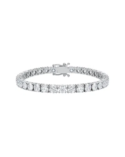 Forever Creations Signature Forever Creations 14k 10.00 Ct. Tw. Lab Grown Diamond Tennis Bracelet In Metallic