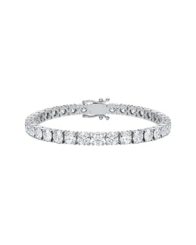 Forever Creations Signature Forever Creations 14k 12.00 Ct. Tw. Lab Grown Diamond Tennis Bracelet In Metallic